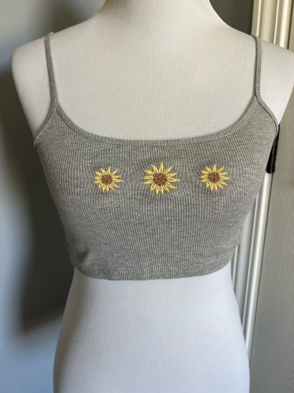Hollister sunflower crop top